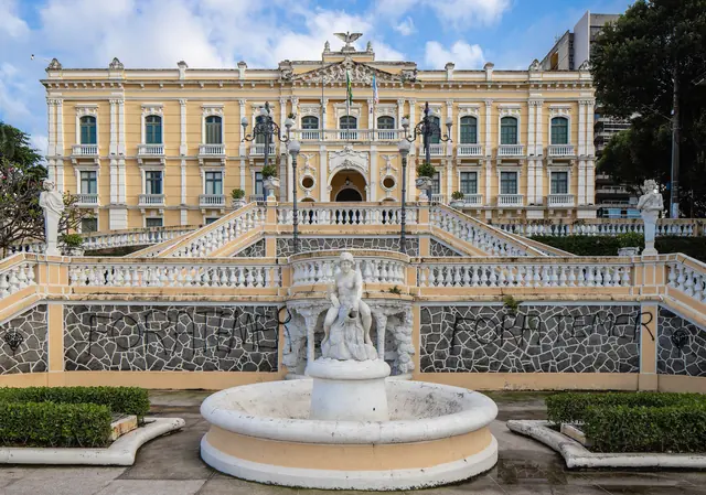 Fachada do Palácio Anchieta, sede do governo do Espírito Santo, em Vitória
